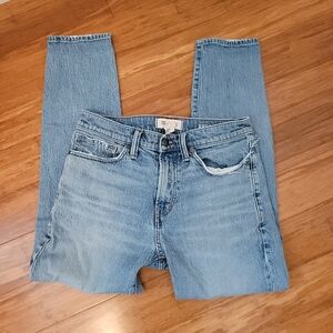 Madewell Relaxed Taper Medium Light Wash Denim Jeans W29 L30